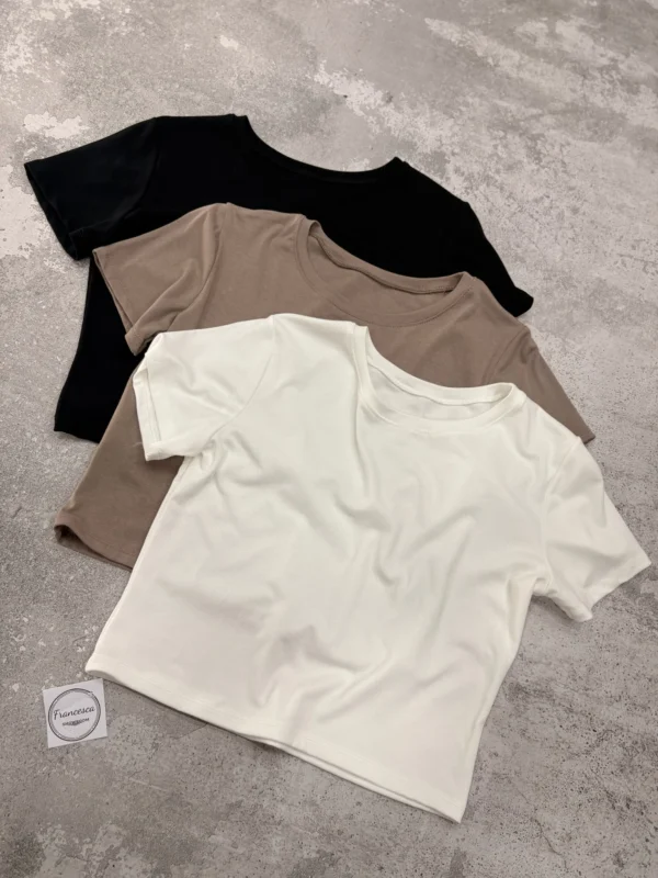 REMERA MODAL CORTA