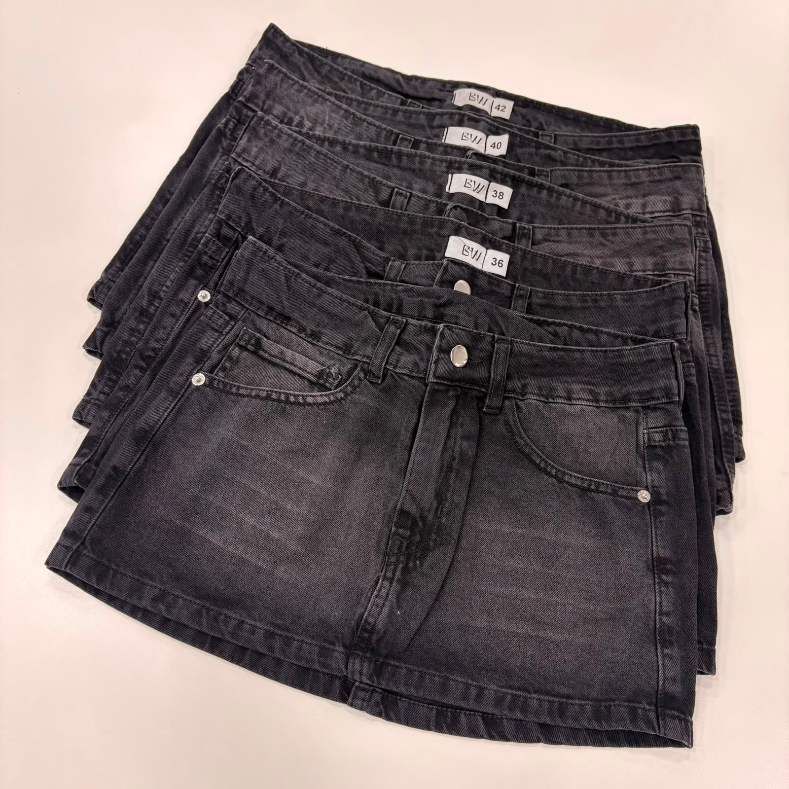 MINI DENIM TIRO MEDIO