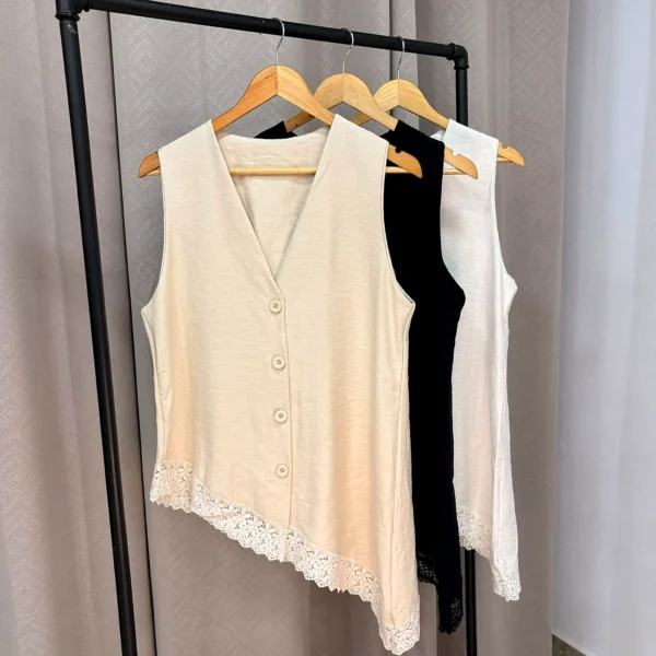 BLUSA ASIMETRICA LINO