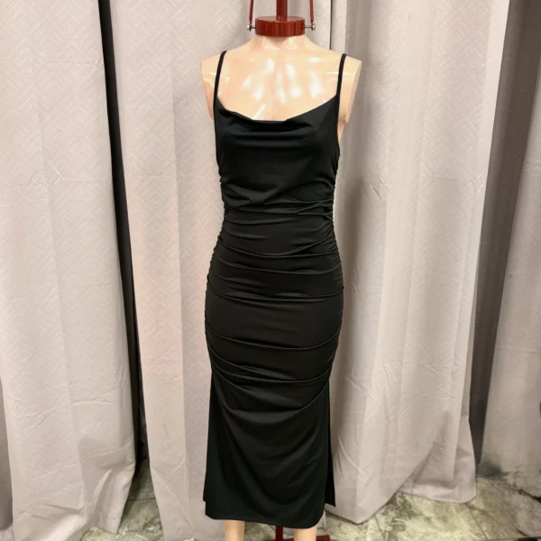 VESTIDO LYCRA FRUNCIDO
