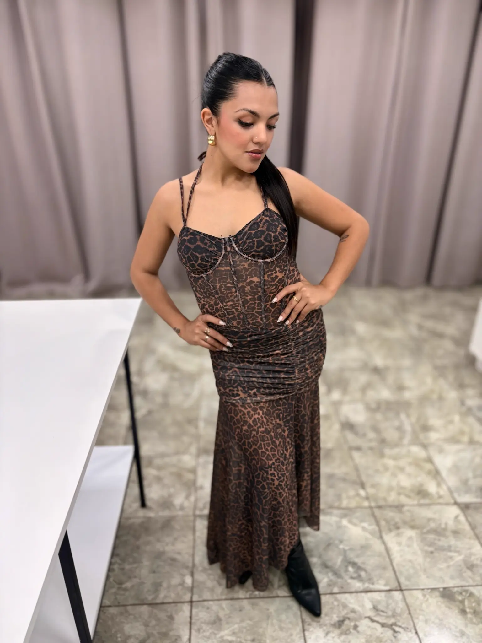 VESTIDO CON CORSET