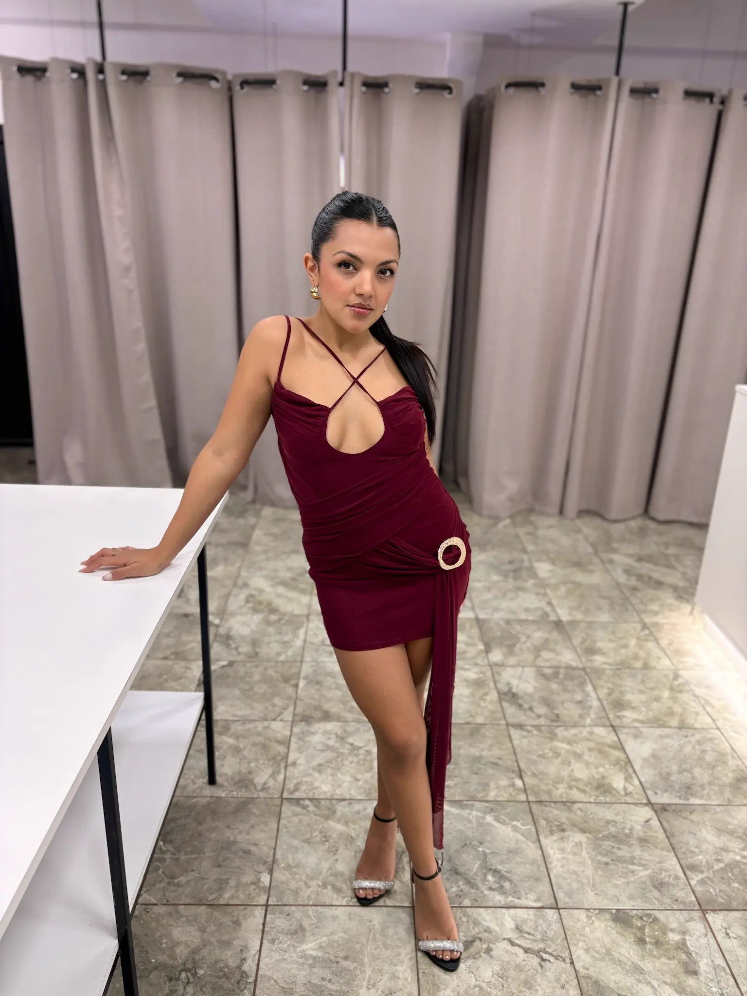 VESTIDO CON DETALLES EN TUL - vista 2