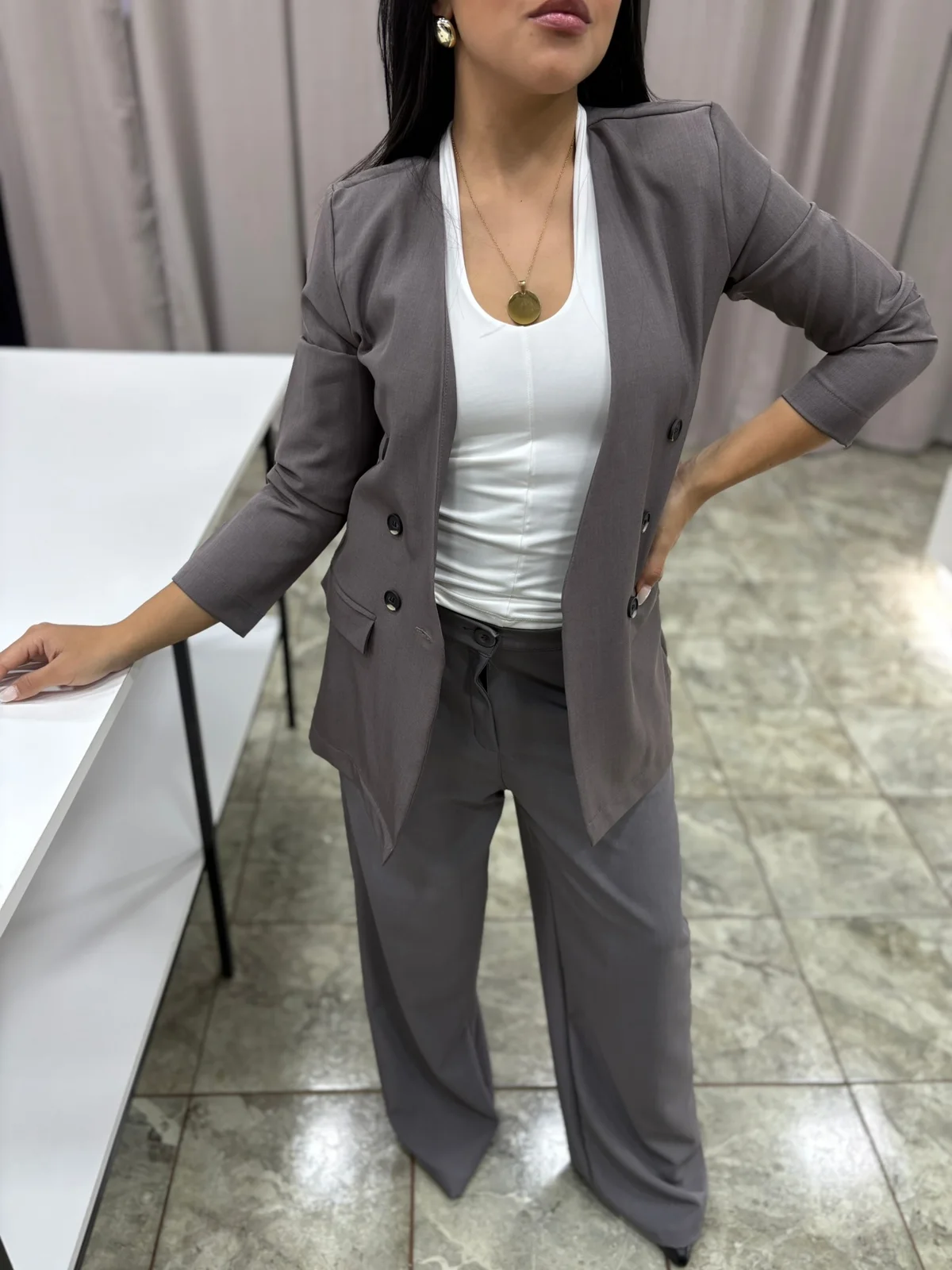 BLAZER CON BOTONES