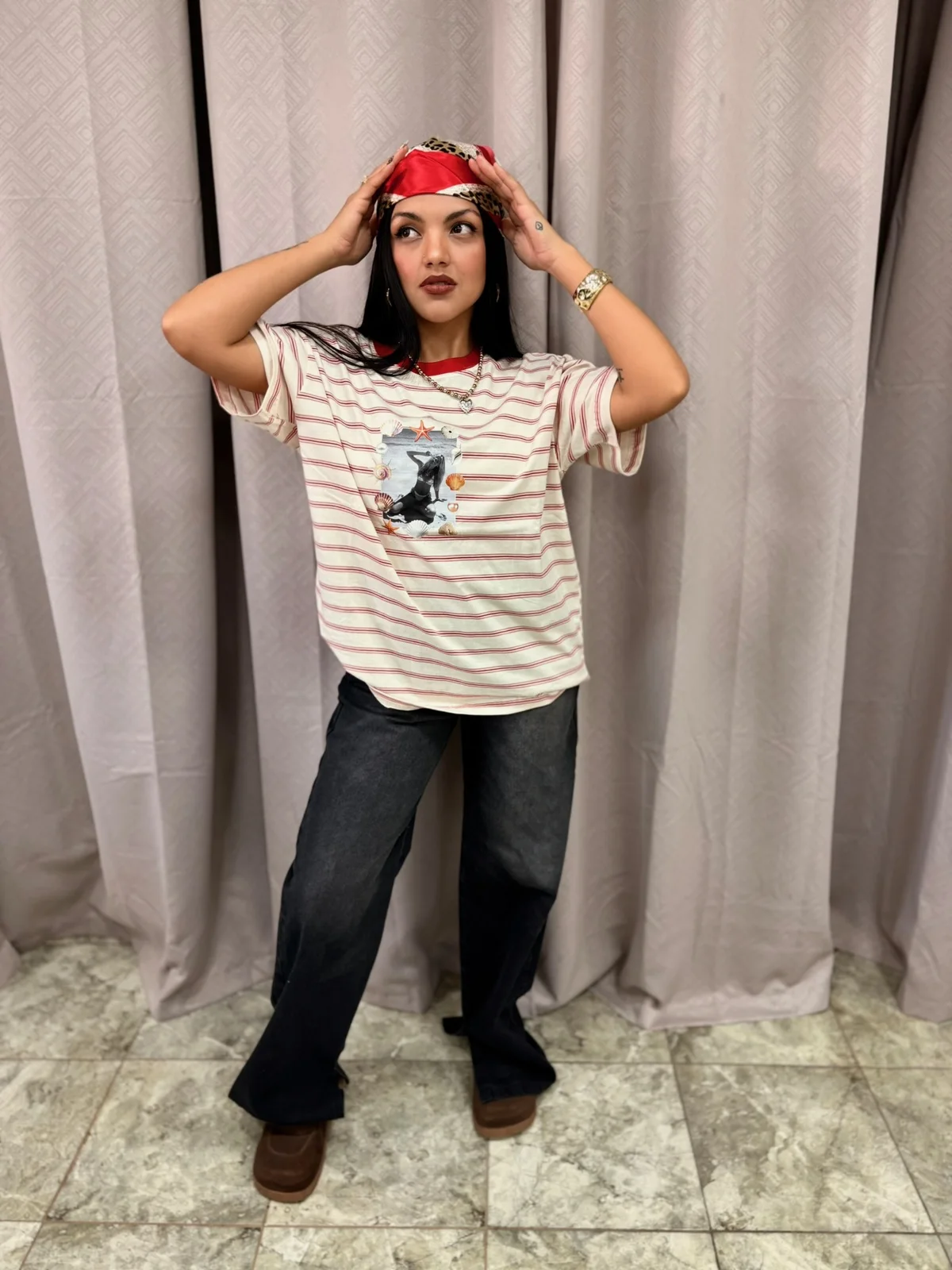 REMERA ALGODON RAYAS - vista 2