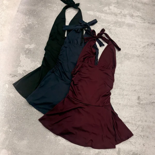 VESTIDO LYCRA ESPALDA DESCUBIERTA