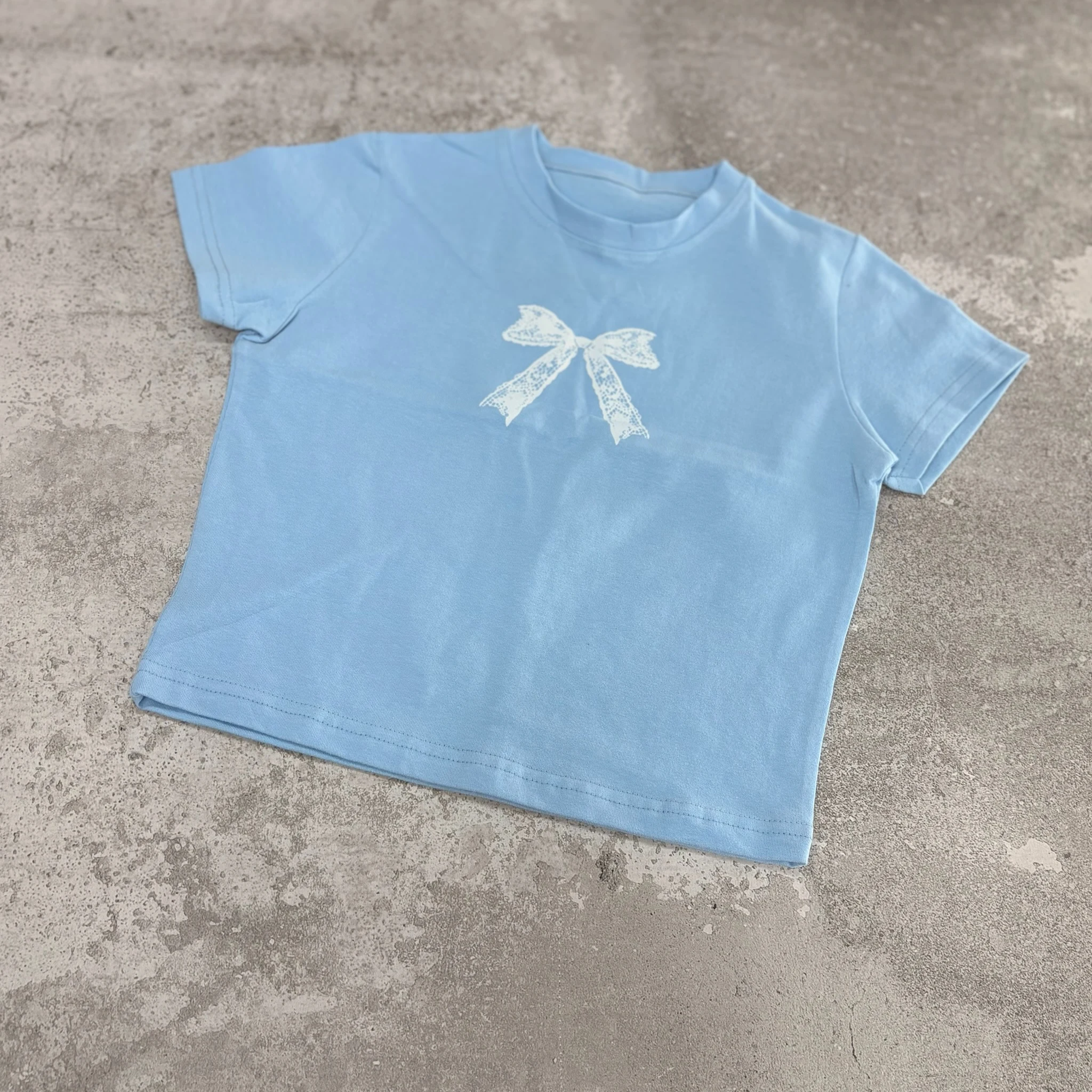 BABY TEE MOÑO ENCAJE